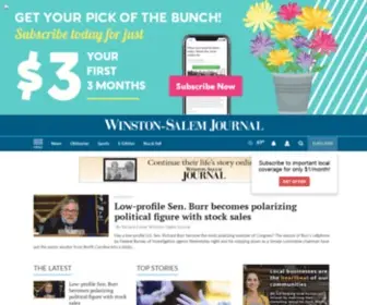 Journalnow.com(Winston-Salem Journal) Screenshot