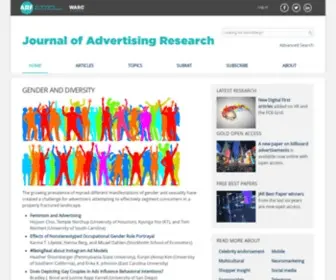 Journalofadvertisingresearch.com(The Journal of Advertising Research) Screenshot