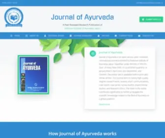 Journalofayurveda.in(Journalofayurveda) Screenshot