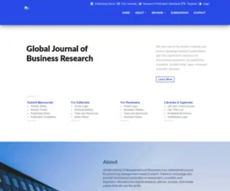 Journalofbusiness.org(Global Journal of Management And Business Research) Screenshot