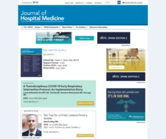 Journalofhospitalmedicine.com(Journal of Hospital Medicine) Screenshot