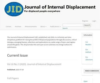 Journalofinternaldisplacement.org(Journal of Internal Displacement) Screenshot