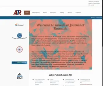 Journalofresearch.us(American Journal of Research) Screenshot