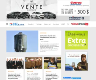 Journaloieblanche.com(L'Oie Blanche) Screenshot