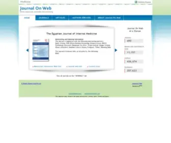 Journalonweb.com(Online manuscript submission and processing) Screenshot
