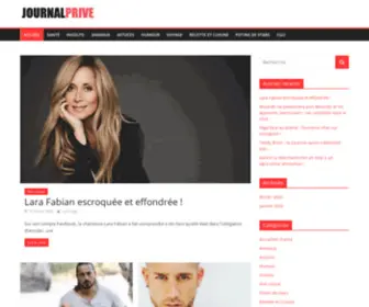 Journalprive.com(Journal Privé) Screenshot