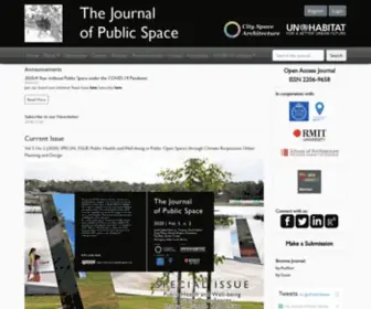 Journalpublicspace.org(The Journal of Public Space) Screenshot