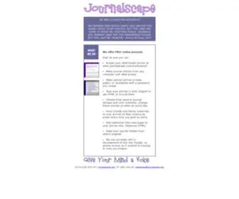 Journalscape.com(JournalScape) Screenshot