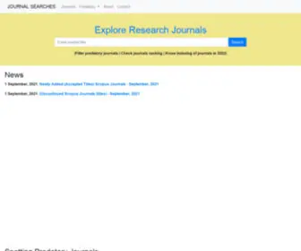 Journalsearches.com(Journal Searches) Screenshot