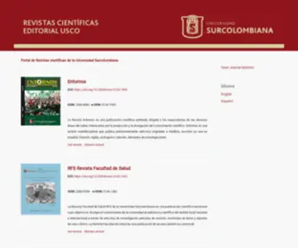 Journalusco.edu.co(Revistas) Screenshot