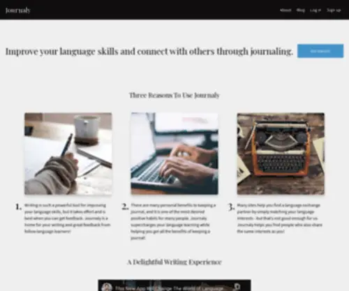 Journaly.com(Journal financier d'un) Screenshot