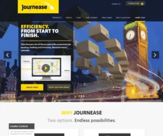 Journease.co.uk(We designed Journease to support and streamline transport businesses of all shapes and sizes) Screenshot