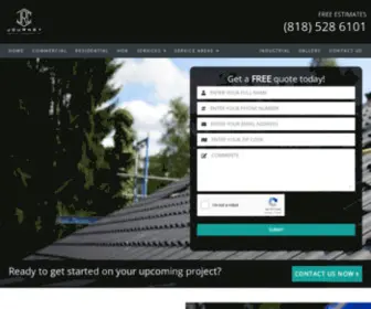 Journeybuildersinc.com(Los Angeles Roofing Company) Screenshot