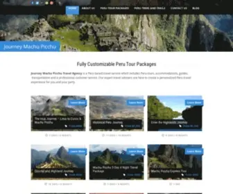 Journeymachupicchu.com(Journey Machu Picchu Travel Agency) Screenshot