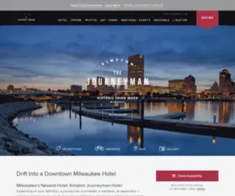 Journeymanhotel.com(Milwaukee Hotels) Screenshot