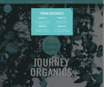 Journeyorganics.com(Organic CBD Products) Screenshot