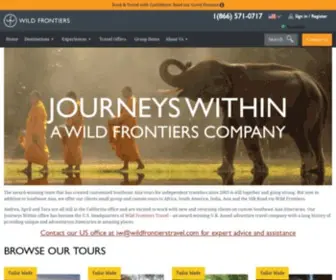 Journeys-Within.com(Adventure Tours and Holidays) Screenshot