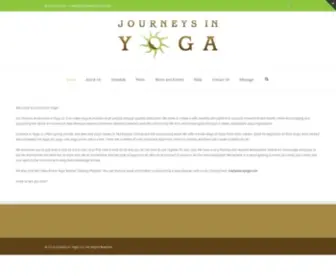 Journeysinyoga.com(Journeys in Yoga) Screenshot