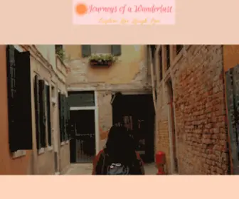 Journeysofawanderlust.com(Journeys of a Wanderlust) Screenshot