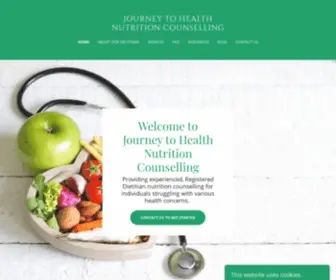 Journeytohealthnutrition.ca(Journey to Health Nutrition Support) Screenshot