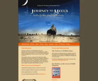 Journeytomeccagiantscreen.com(Journey to Mecca) Screenshot