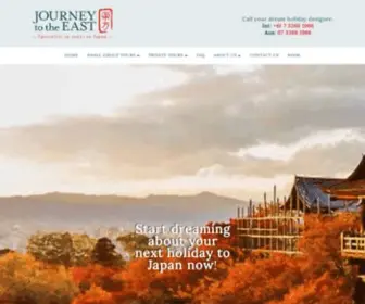 Journeytotheeast.com.au(The Best Boutique Tours of Japan in 2021/Japan Travel Specialist) Screenshot