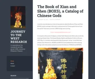 Journeytothewestresearch.com(Journey to the West Research) Screenshot
