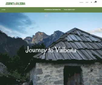 Journeytovalbona.com(Journey to Valbona) Screenshot