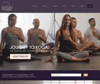 Journeytoyoga10.com(Journey To Yoga) Screenshot