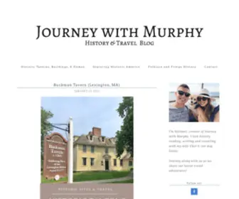 Journeywithmurphy.com(History adventure & travel blog) Screenshot