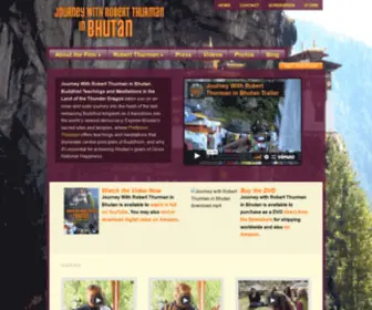 Journeywithrobertthurman.com(Journey with Robert Thurman in Bhutan film) Screenshot