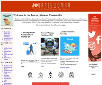 Journeywoman.com(Travel for Women Over 50) Screenshot