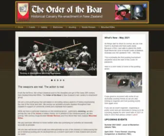Jousting.co.nz(Order of the Boar) Screenshot