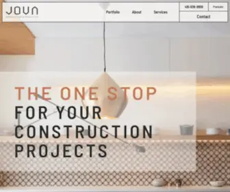 Jovaconstruction.com(Jova // Home) Screenshot