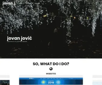 Jovanjovic.com(Jovan Jovi) Screenshot