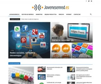 Jovenesenred.es(Internet, informática y marketing para emprender) Screenshot