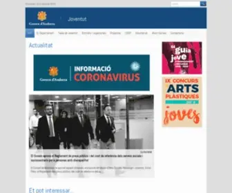 Joventut.ad(Govern d'Andorra) Screenshot