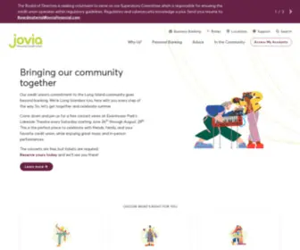 Jovia.org(Jovia Financial) Screenshot