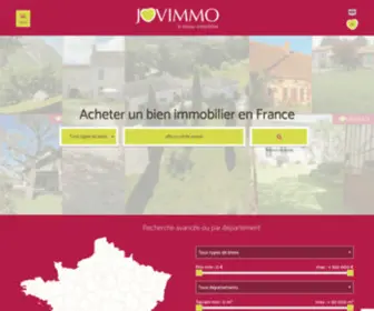 Jovimmo-Immobilier.com(Réseau) Screenshot