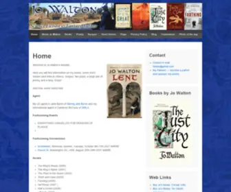 Jowaltonbooks.com(Jo Walton) Screenshot