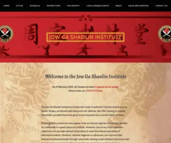 Jowgashaolin.com(Jow Ga Shaolin Institute) Screenshot