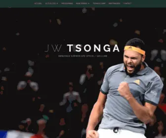 Jowiltsonga.fr(Jo-Wilfried Tsonga) Screenshot