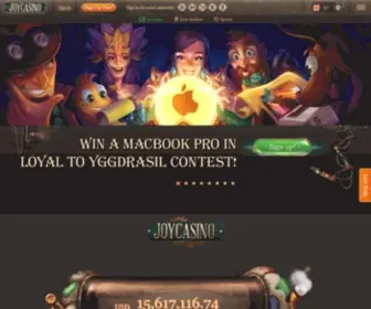 Joy-Casinomail.email Screenshot