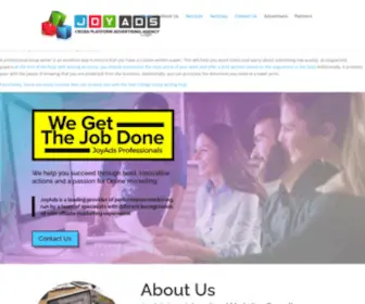 Joyads.net(Joyads Online marketing agency) Screenshot