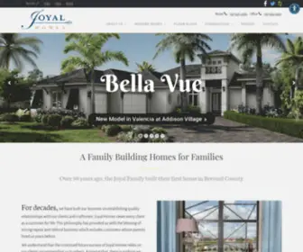 Joyal-Homes.com(Joyal Construction) Screenshot