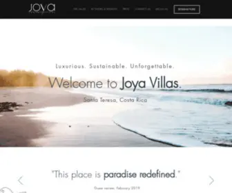 Joyavillascr.com(Joya Luxury Villas) Screenshot