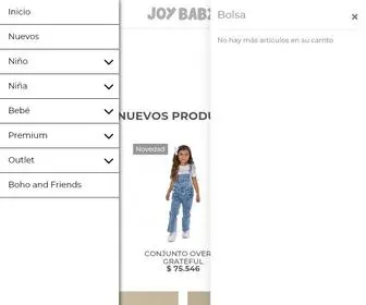 Joybaby.com.co(JOY BABY AND KIDS) Screenshot