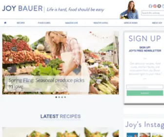 Joybauer.com(Nutrition and Weight) Screenshot