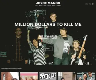 Joyce-Manor.com(Million Dollars To Kill Me) Screenshot