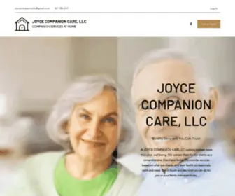 Joycecompanioncarellc.com(Joyce Companion Care) Screenshot